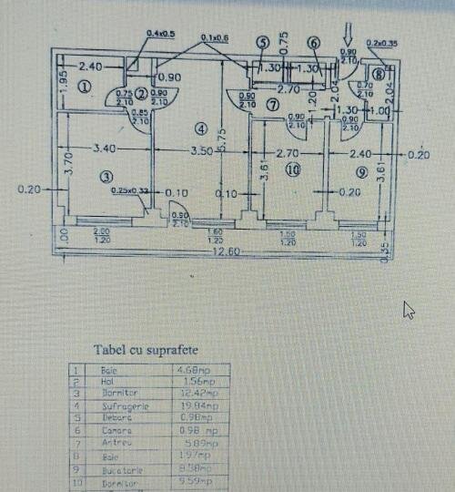 Mosilor, 3 camere, et. 1, bl. 1981, 2 bai, apropiere Metroul Obor.